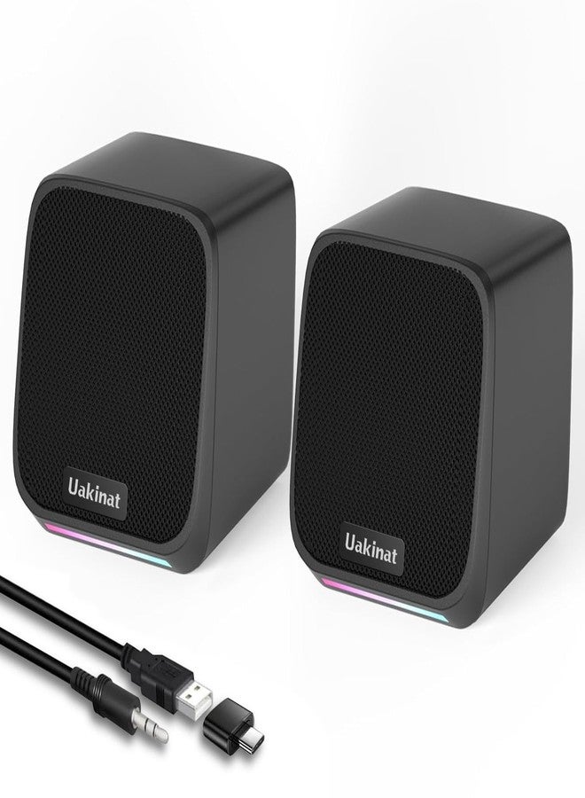 Compare Uakinat E1078 Computer Speakers, USB & Auxiliary, Black, Modern Style, 18Month Warranty, 45Day Money Back, Speakers for PC, Laptop, Tablet, Phone at KSA Price