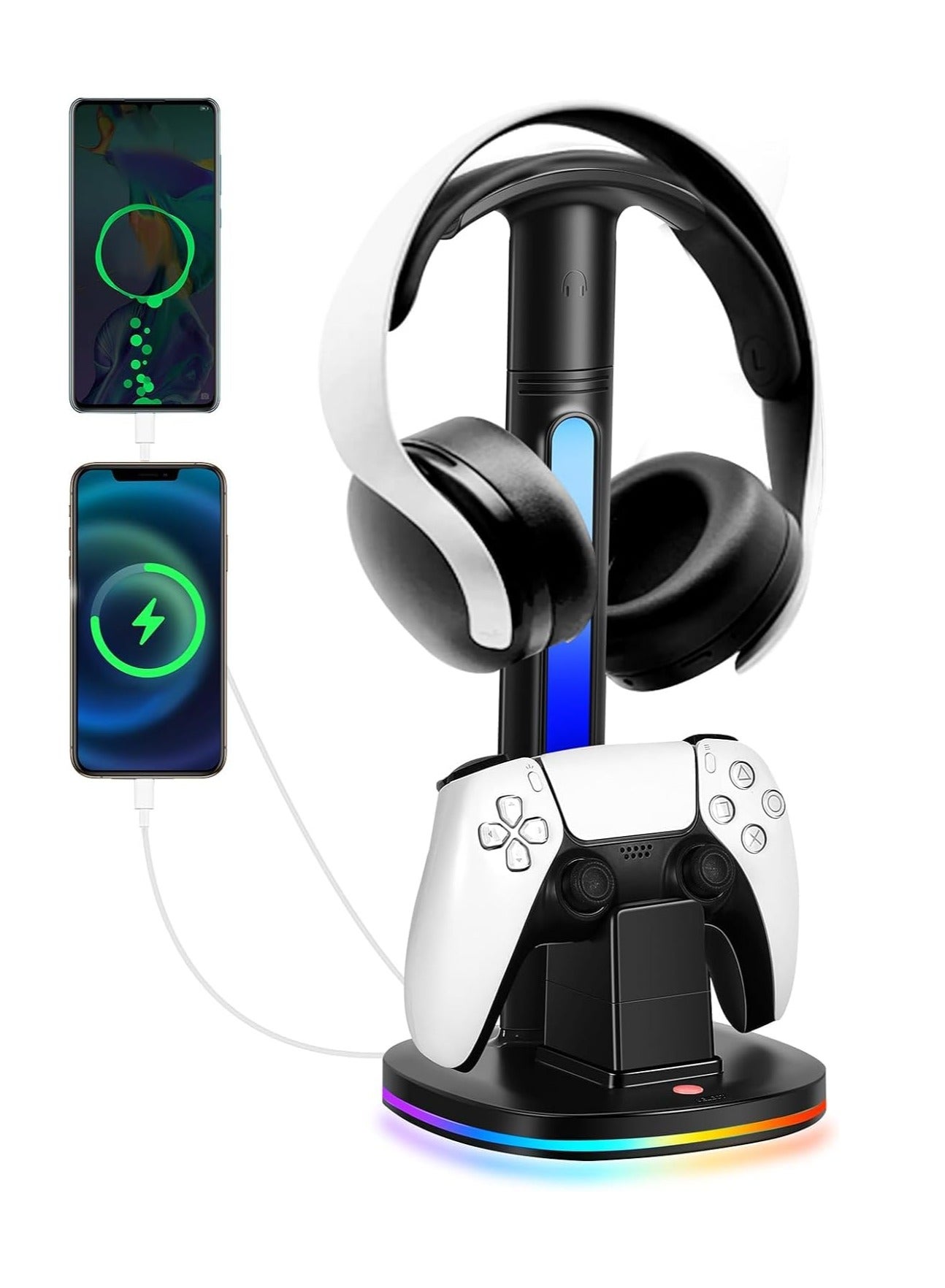 XICEN for PS5 Controller Charging Station with…