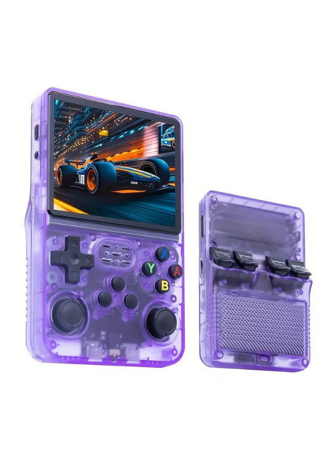 Compare Handheld Gaming Console  Pack with Lots of Games, Long Battery Life, Dual Joystick Operation with USB Charging, Supports Various Formats with Large Capacity, Holiday Gift, 3500Mah Without Wireless Purple at KSA Price