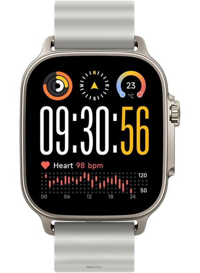 Compare 460 mAh Watch 5 Smartwatch, 1.97 AMOLED screen, +100 Sport modes, Health Monitoring, NFC,GPS, IP68 Titanium Silver at KSA Price