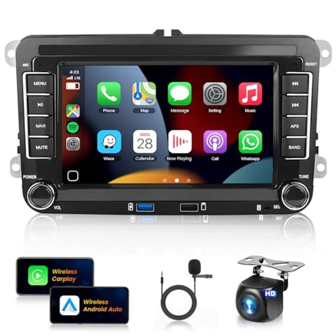 7 Android13 Wireless Carplay & Android Auto…