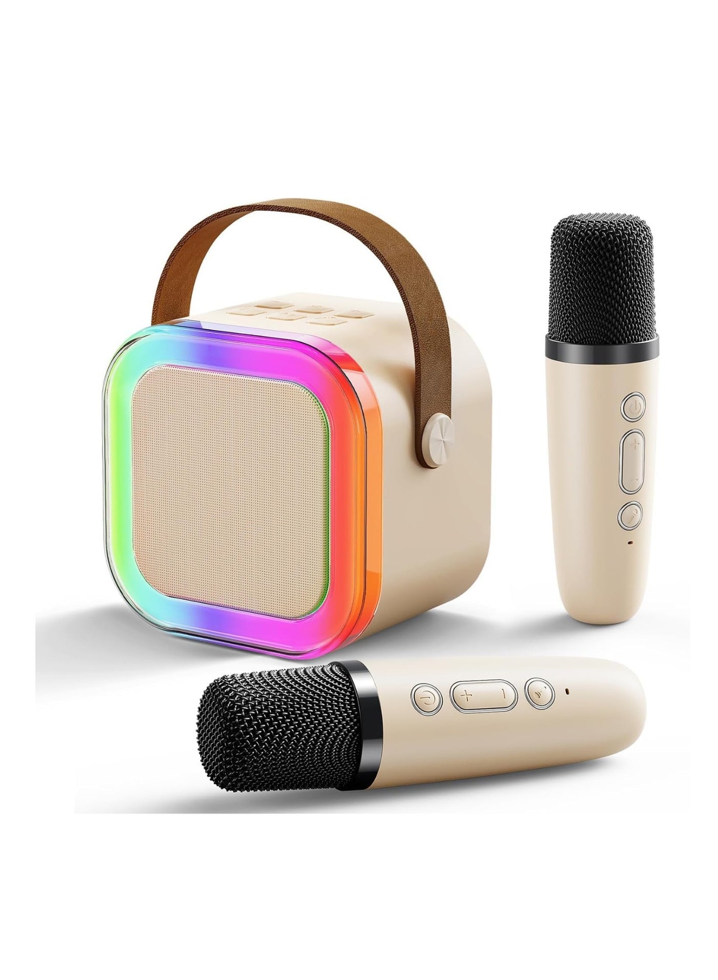 Wireless Microphone with Speaker Set with Dual…
