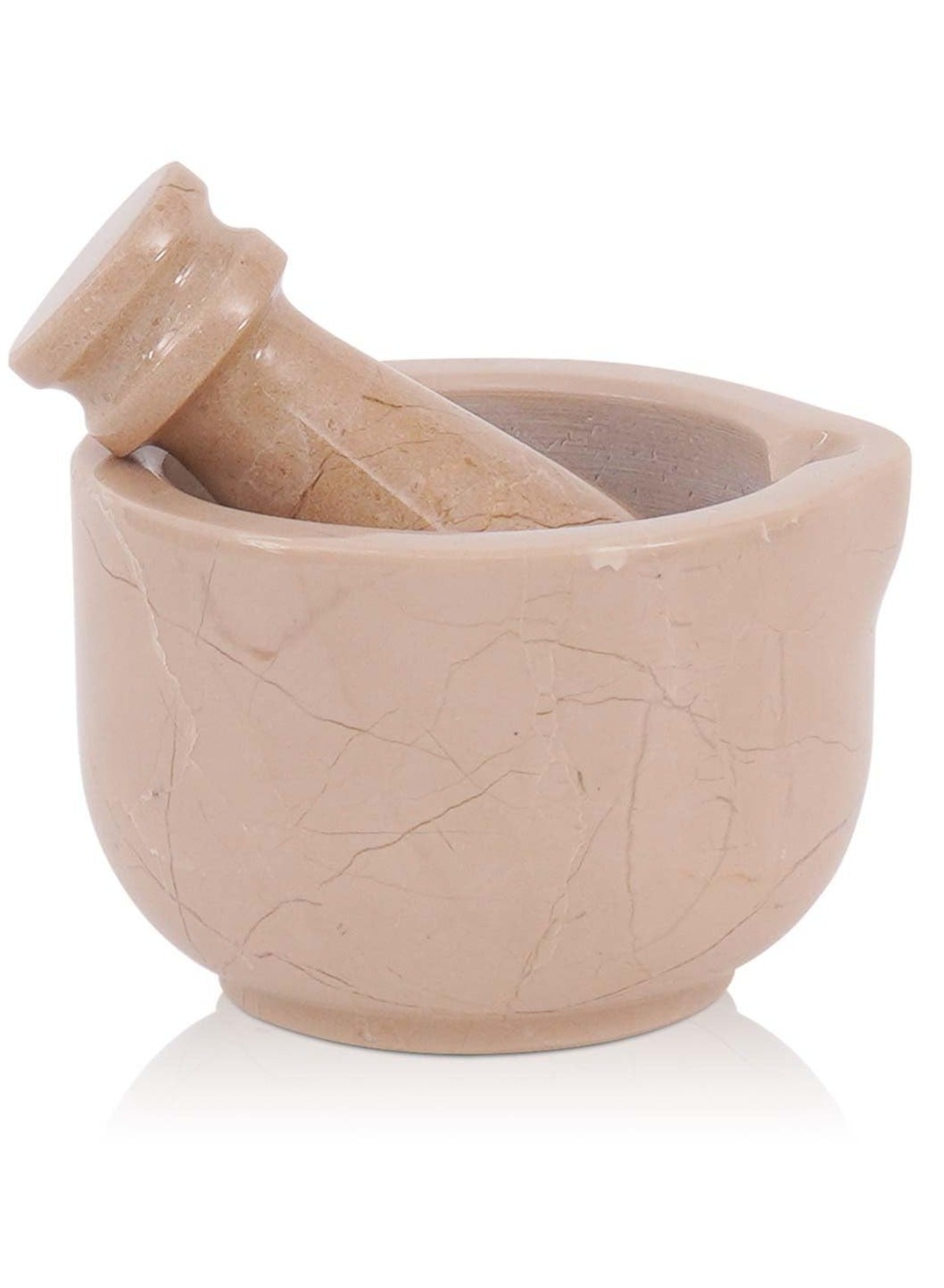 Compare Marble Mortar and Pestle Set 3 Inch Verona Small Pill Crusher, Stone Spice Grinder Bowl for Herb, Garlic Crusher, Guacamole, Salsa, Pesto Powder & Kitchen Essentials at KSA Price