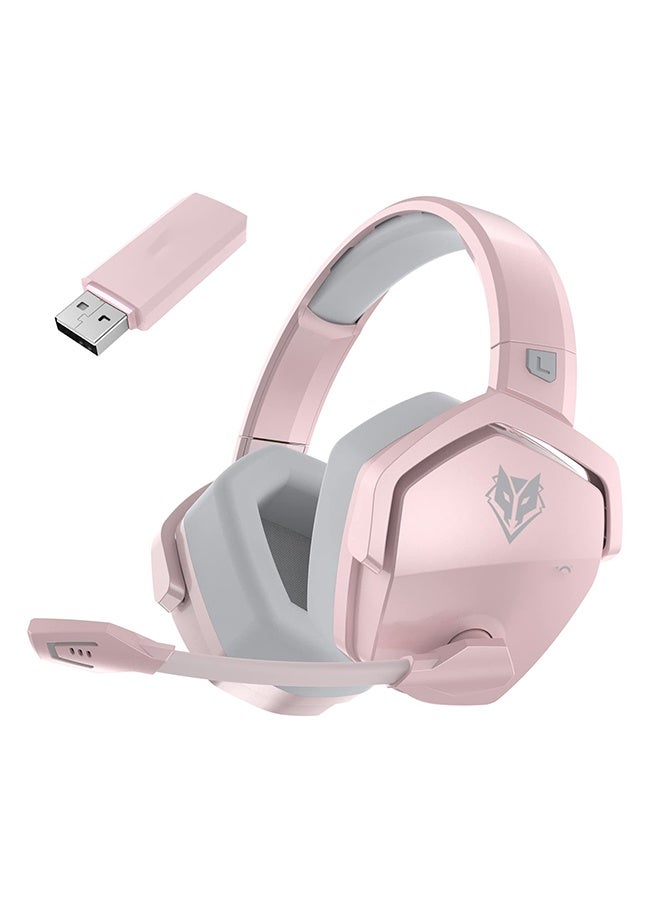 Compare Dual Wireless Gaming Headset with Microphone for PS5, PS4, PC, Mobile, Switch: 2.4GHz Wireless + Bluetooth  100 Hr Battery  50mm Drivers  Pink at KSA Price