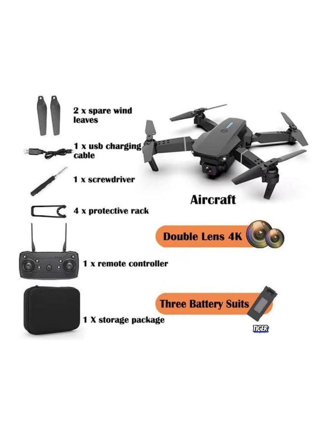 Compare E88E525 Mini Drone – 4K HD Dual Camera WiFi FPV Quadcopter, Foldable Remote Control Drone for Adults & Kids, Stable Flight, Long Battery Life, Black at KSA Price