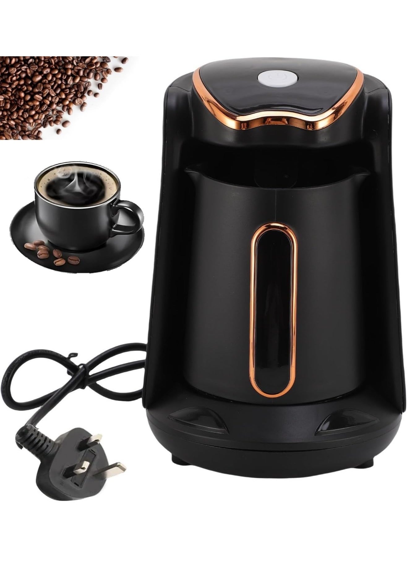 Turkish Coffee Maker, 600W Automatic Turkish Coffee…