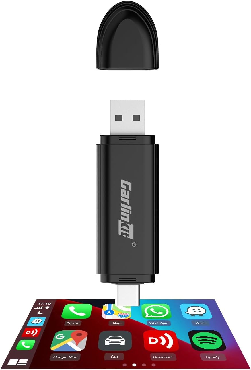 Carlinkit Wireless CarPlay Adapter Mini SE for…