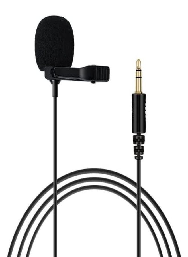 Compare ELFOG® Compatiable for GoPro TRS 1.5M Lavalier Lapel Microphone Compatible with HERO115, Black Action Camera Accessories at KSA Price
