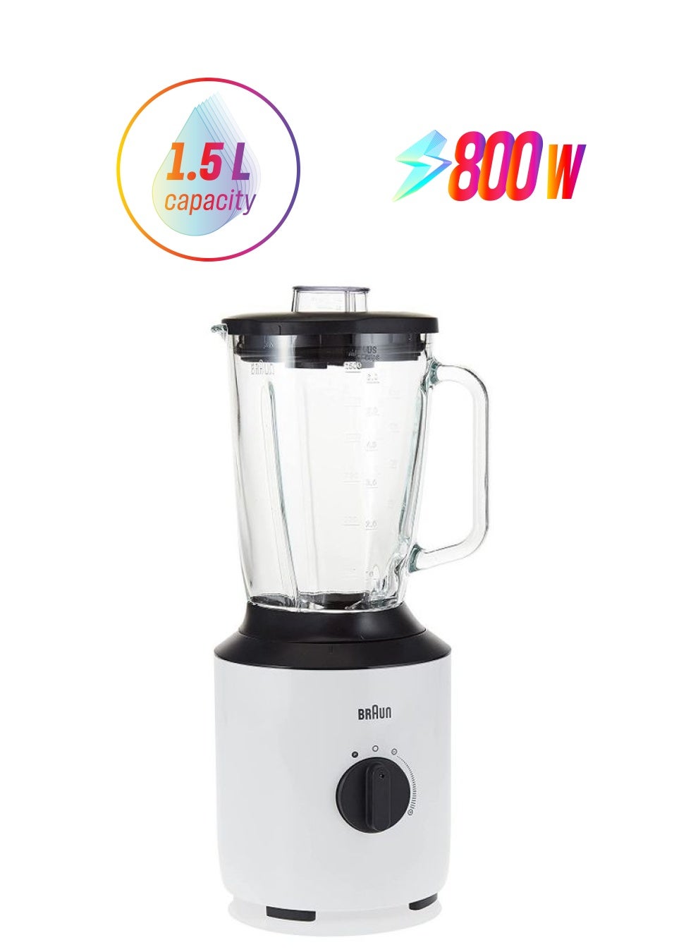 Jug Blender, 1.5L Glass Blender, TriAction Technology…