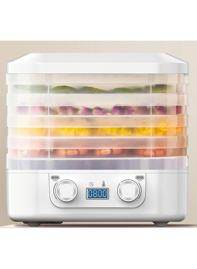 Compare Electric Food Dehydrator with 5 Trays Tiers，Smart Electric Dryer with Digital Timer and Temperature Control，Low Noise Food Dehydrator Machine，for Fruit Vegetable Meat Beef Fish Snack at KSA Price