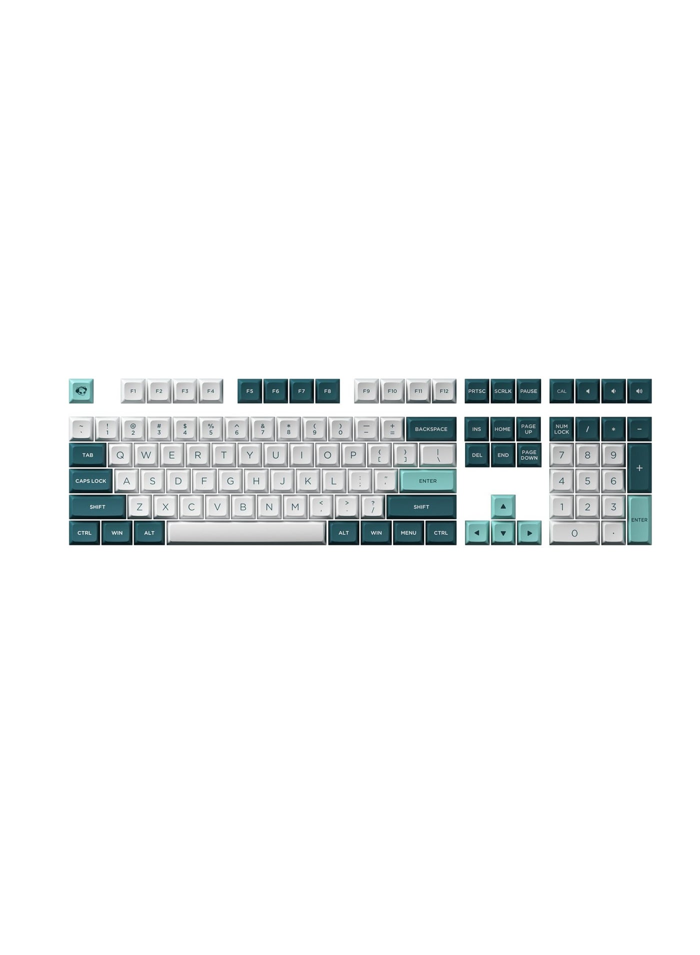 Compare Akko Herb Garden Keycap Set 187 KEYS. at KSA Price