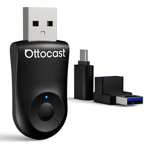 OTTOCAST Mini 2025 Wireless CarPlay & Android Auto…
