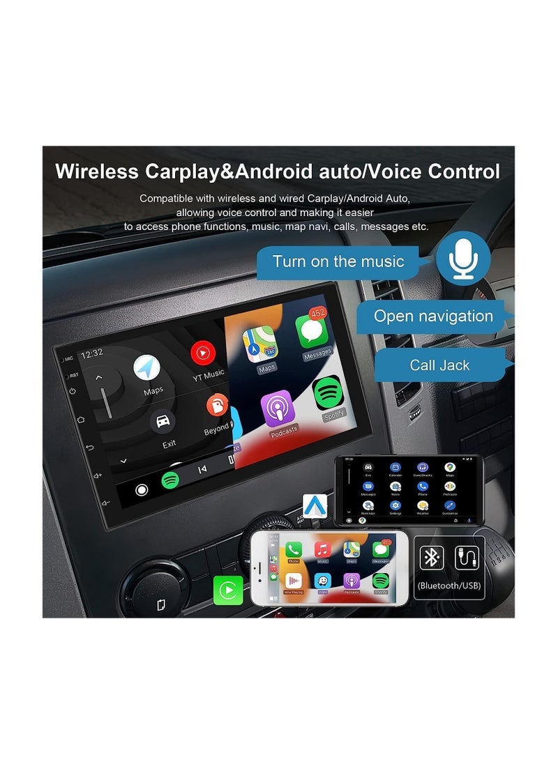 2G+32G Android Double Din Car Stereo Wireless…