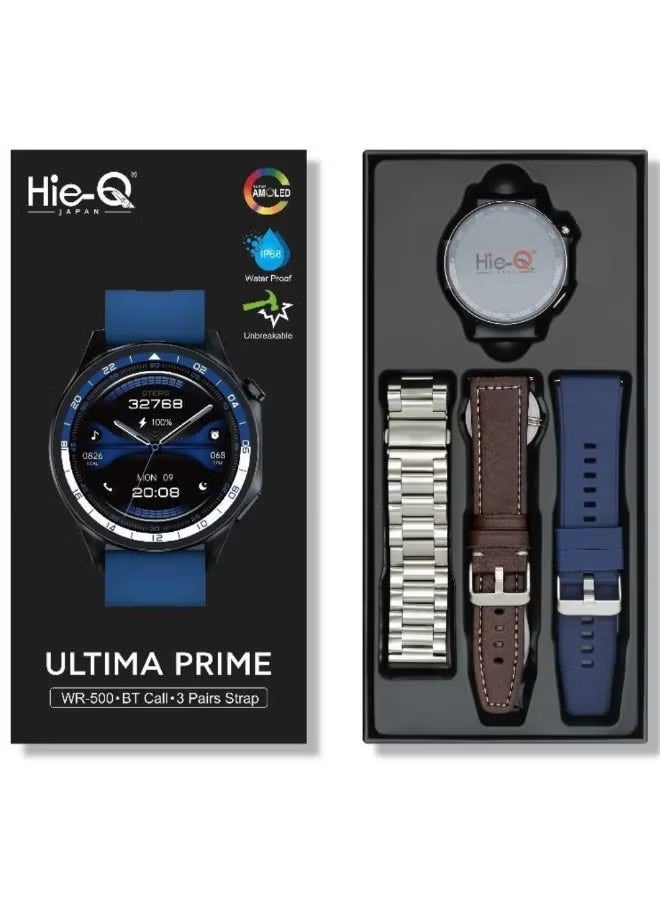WR-500 Smart Watch with 3 Interchangeable Straps,…