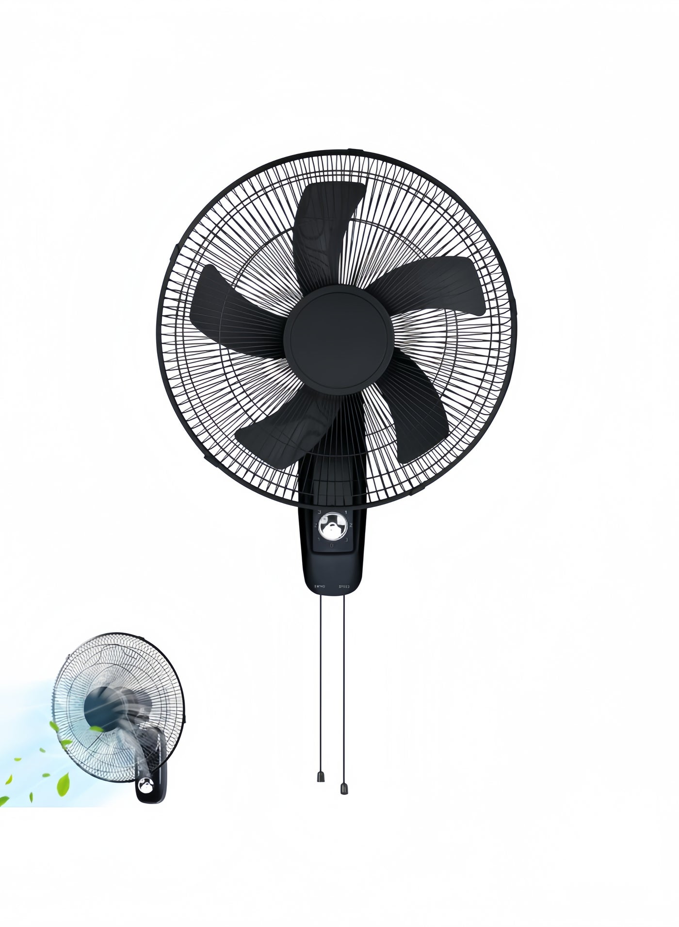 Compare Oscillating Wall Mount Fan,16 Inch 4000 CFM Industrial Wall Fan with 5 Blades, 3 Speeds, Adjustable 45° Tilt and 70° Oscillation?Ideal for Home, Bedroom, Gym & Office, Black at KSA Price