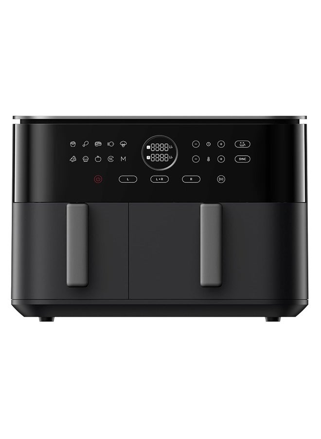 Compare Xiaomi Dual Zone Air Fryer 10L, 2 Baskets 3.5L + 6.5L, 2700W, 6in1 Functions – Air Fry, Roast, Bake, Grill, Reheat, Dehydrate – Smart Sync Cooking, 101 Recipes, DishwasherSafe, Black 10 L 2700 W MAFD1001 Black at KSA Price
