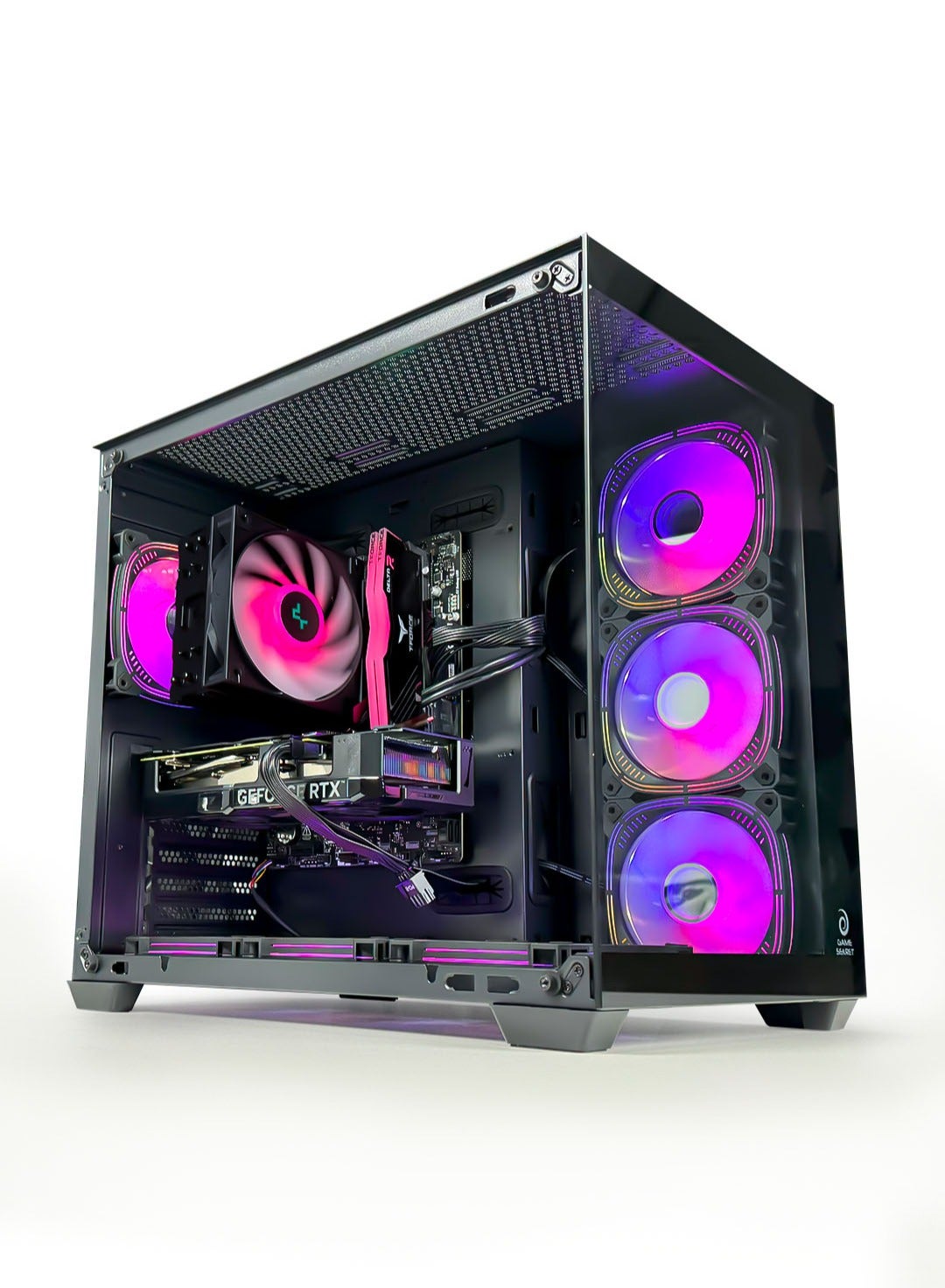Compare Infinity Gaming PC  Intel Core i512400F | GeForce RTX 5060Ti 8GB GPU | 16GB DDR4 RAM1TB NVMe SSD | Air CoolerH610 MB650W 80+ PSU | WiFiBluetoothWindows 11 Pro | Game Sekret Desktop Computer |  at KSA Price