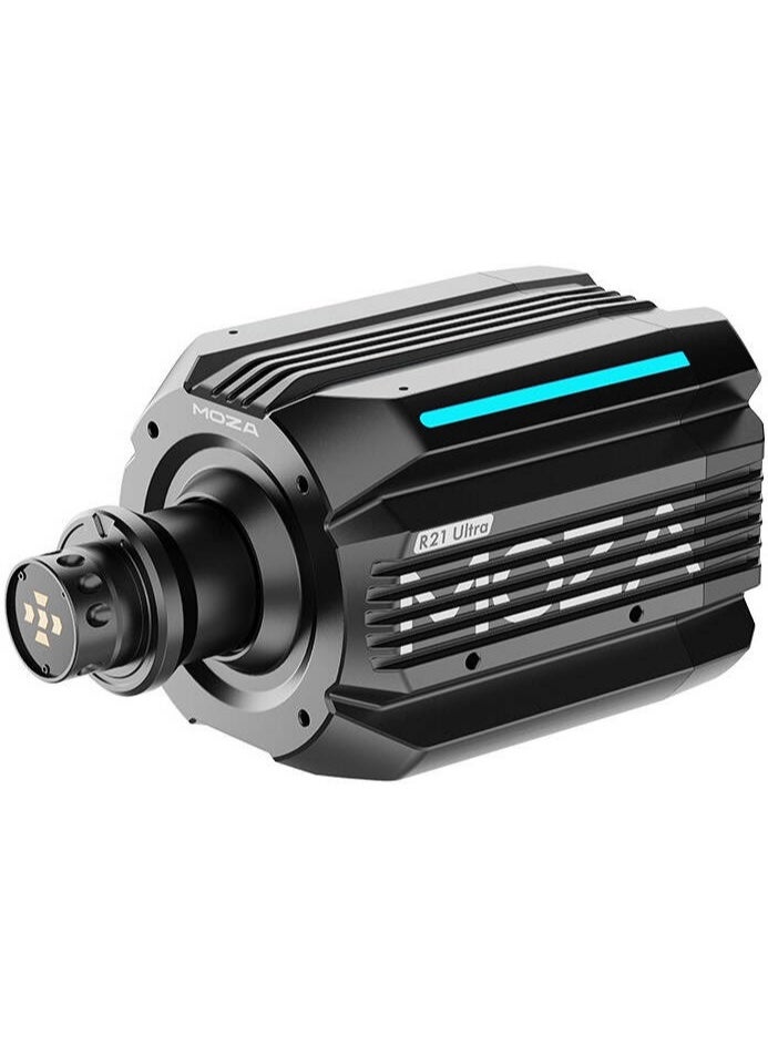 Compare R21 Ultra 21Nm Direct Drive Racing Wheel Base – ZeroCogging FlatWire Motor, 21Bit Magnetic Encoder, Intelligent Thermal Management, RGB Lighting, Multiple Mounting Options – PC Sim Racing Compatible | RS090 at KSA Price