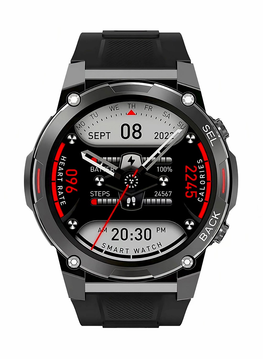 Compare Dream Smartwatch For Men With AMOLED Always On Display Bluetooth Calling Waterproof Fitness Watches For Android iOS Black at KSA Price