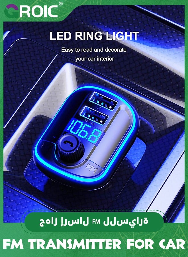 Bluetooth FM Transmitter for Car, Bluetooth…