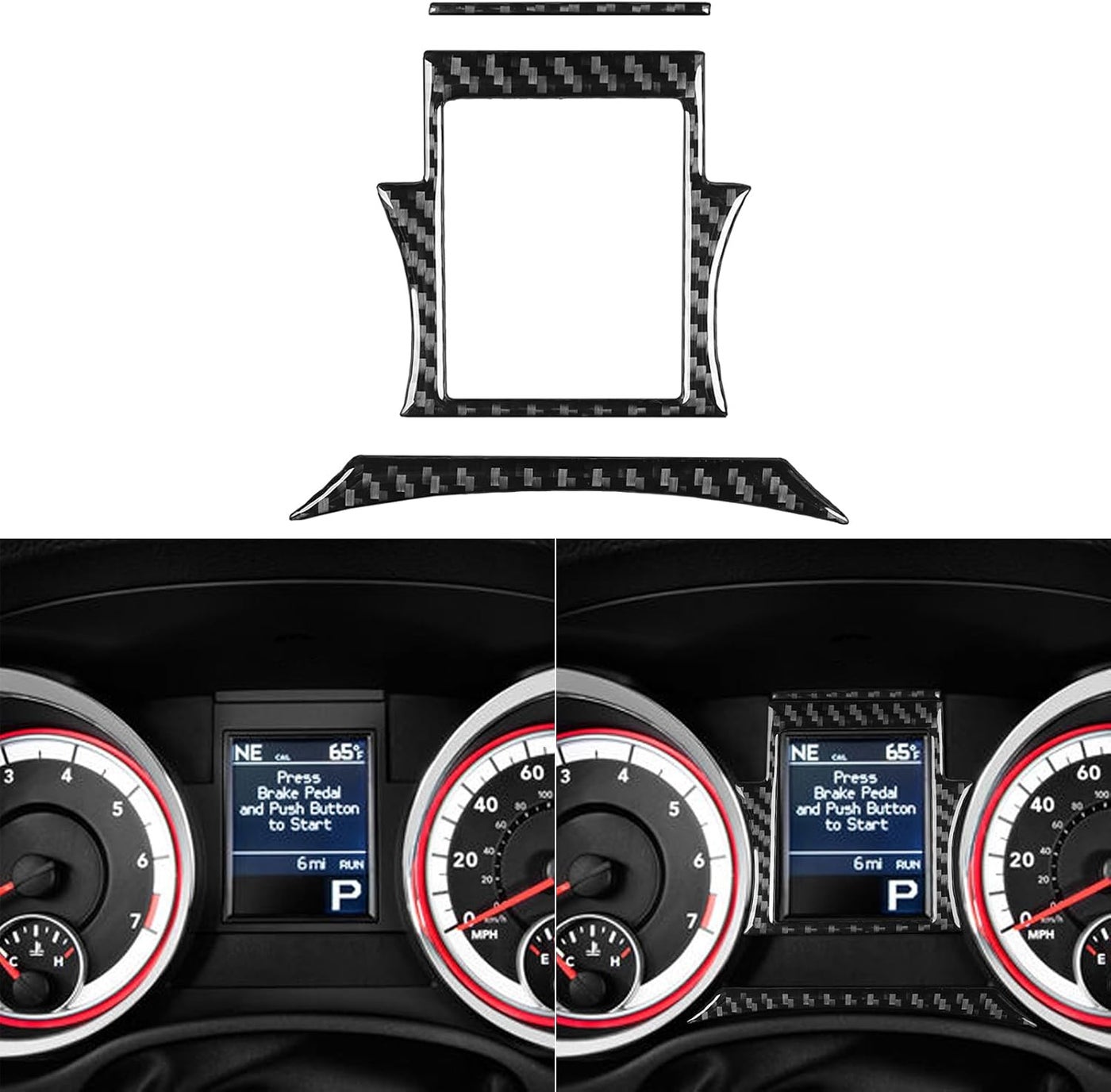 Compare NVCNX Real Premium Carbon Fiber Dashboard Trim for Dodge Durango 20112013  3PCs at KSA Price