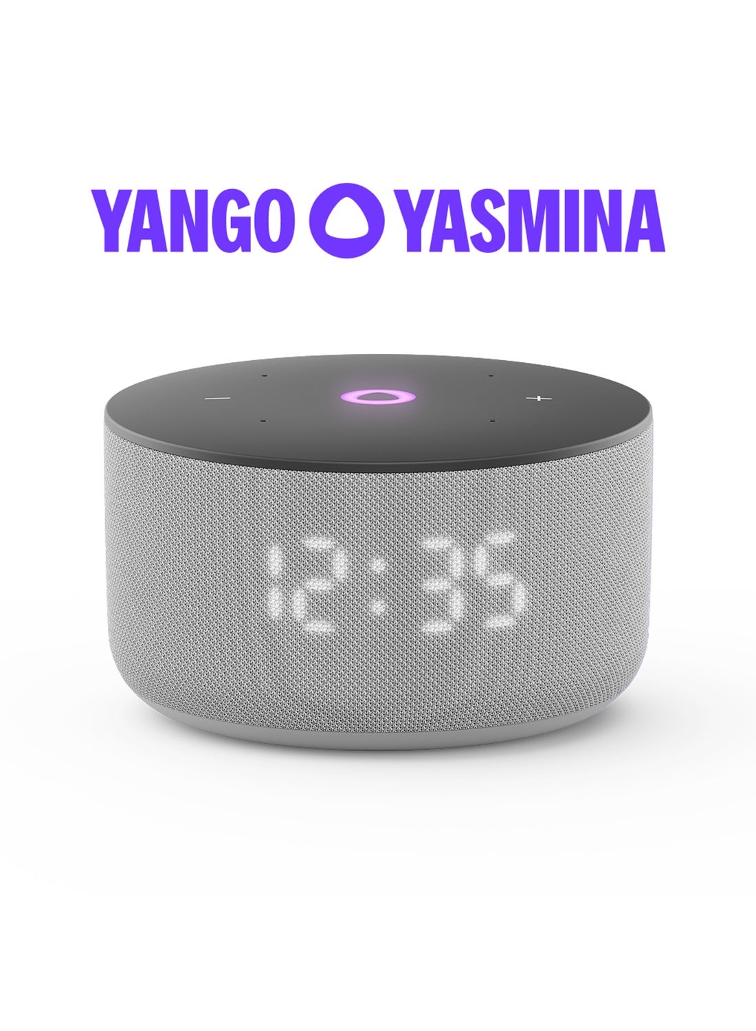 Compare Yango Yasmina Smart Speaker 12W with Room Correction & Zigbee Hub  Ambient Light Ring, Adhan Prayer Times Speaks Arabic & English, Quran Stories Y00027 grey at KSA Price