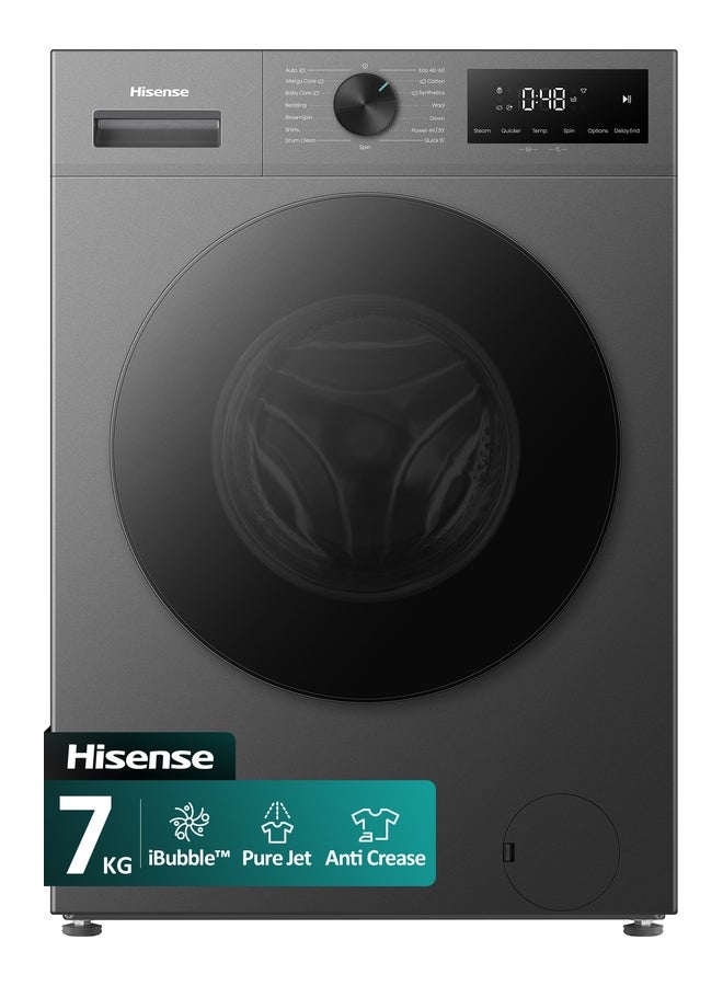 7Kg Front Loading Washing Machine, 1200RPM, 15…