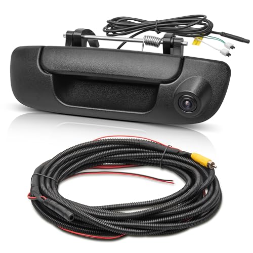 RED WOLF Tailgate Handle w/Backup Camera Compatible…