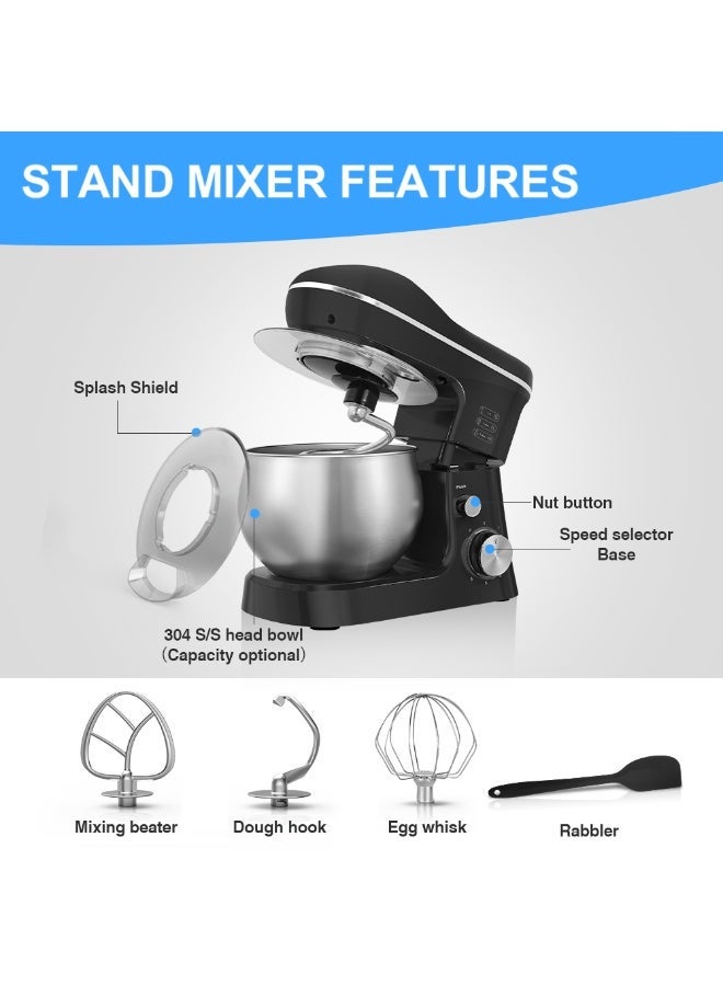 2800W Silver Love Stand Mixer 7L – Multi-Function…