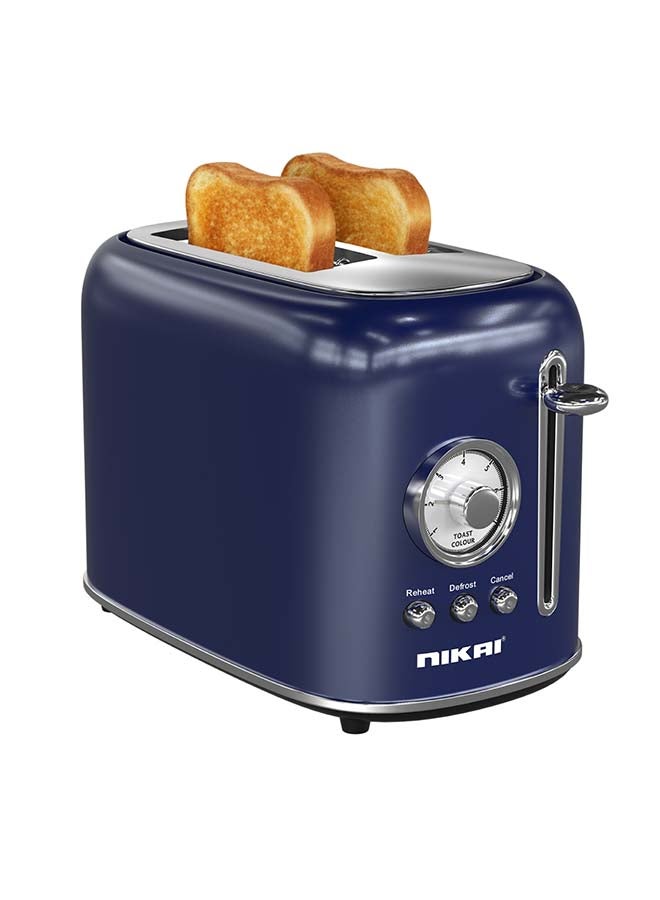 Nikai 2-Slice Stainless Steel Bread Toaster - 800W…