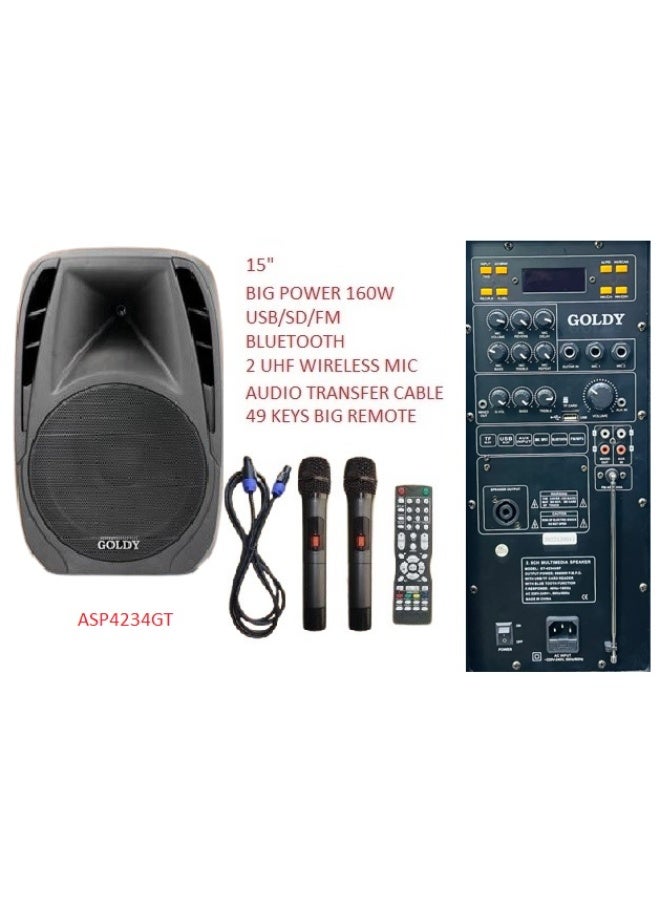 Compare GOLDY ACTIVE PASSIVE SPEAKER 15 at KSA Price
