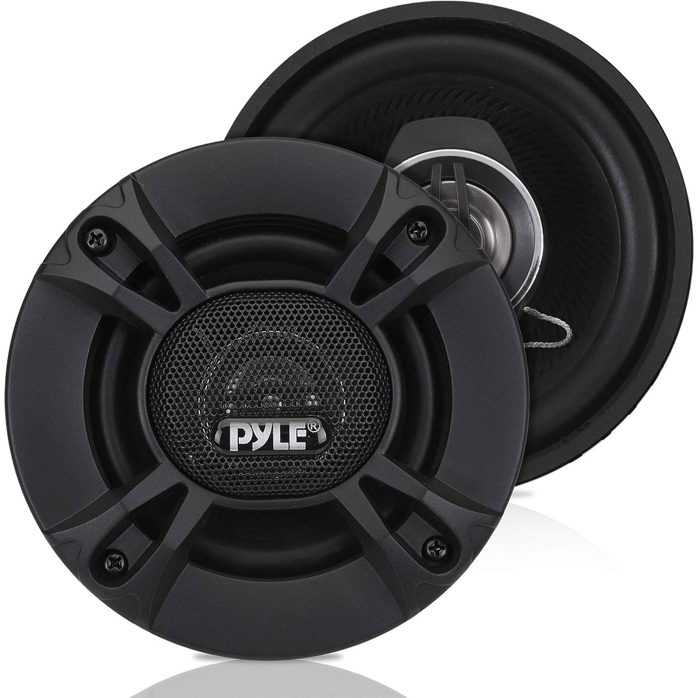 Compare Pyle 2Way Universal Car Stereo Speakers 240W 4 Coaxial Loud Pro Audio Car Speaker Universal OEM Quick Replacement Component Speaker Vehicle DoorSide Panel Mount Compatible PL412BK Pair Black at KSA Price