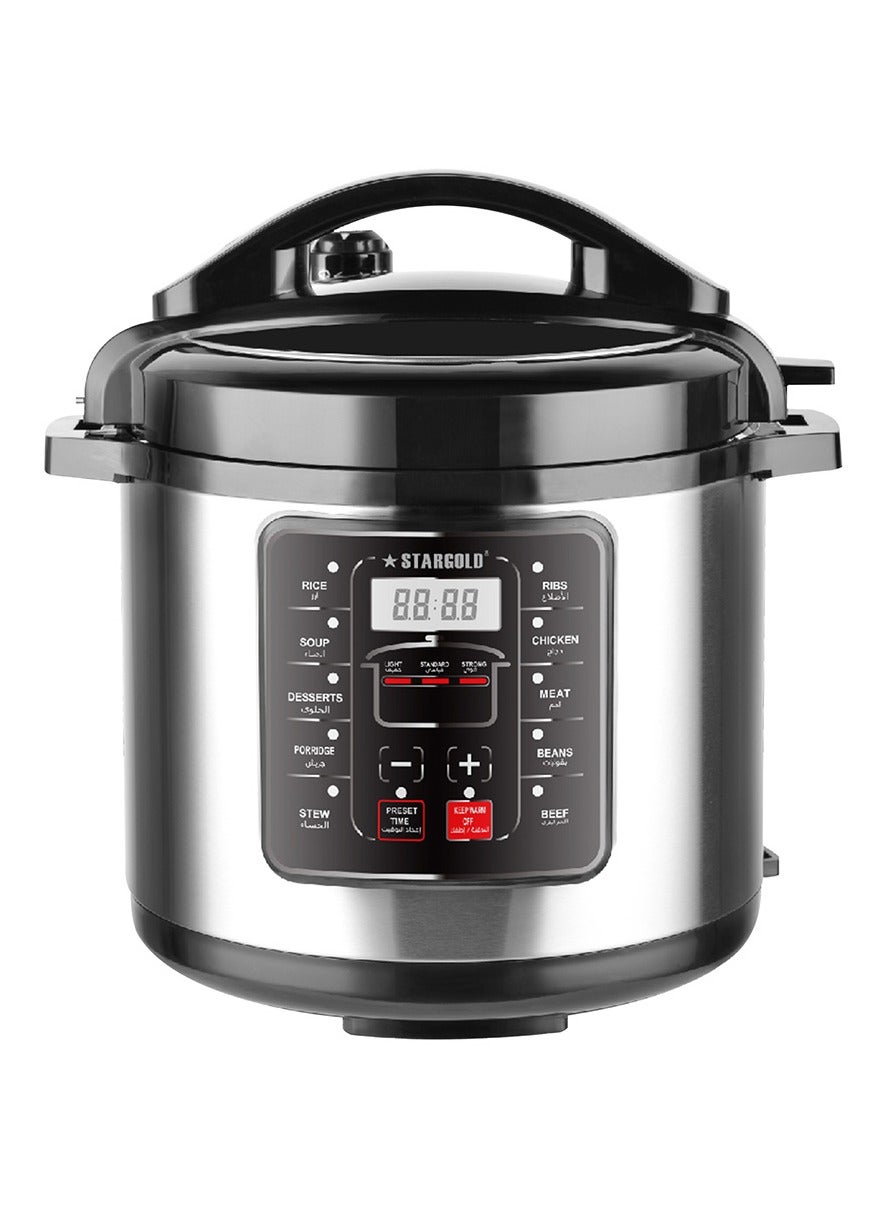 Electric Pressure Cooker Stainless Steel Body Touch…