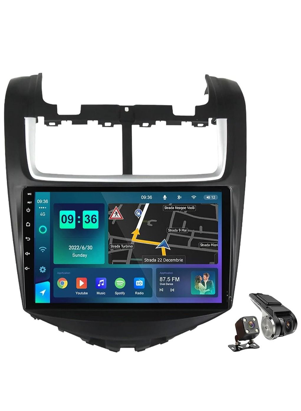 Compare Android Screen for Chevorlet Aveo Quad Core 2GB Ram 32 GB Rom Support Apple Car Play  Android Auto Wireless at KSA Price