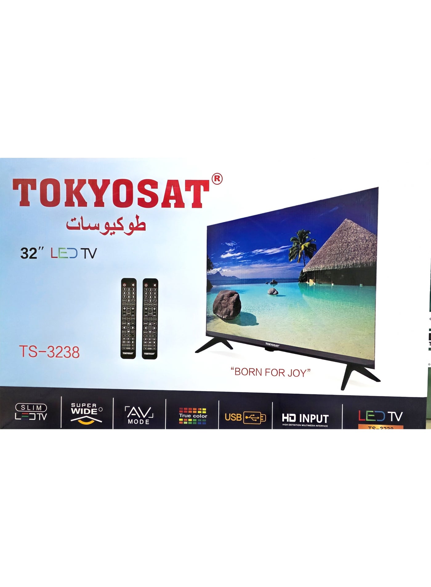 Tokyosat 32 Inch HD LED TV with AV…