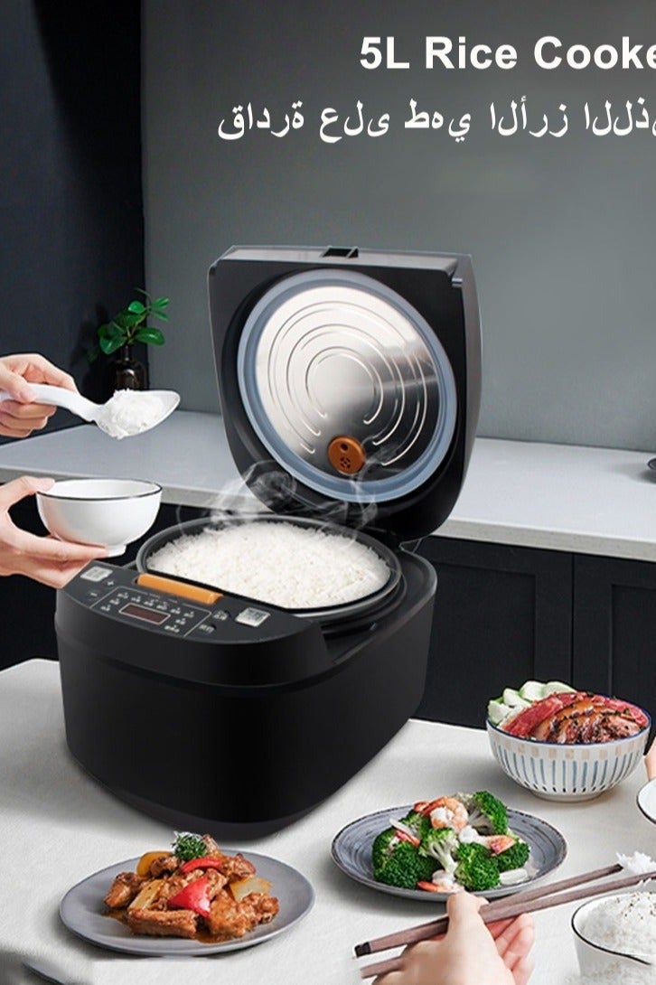 5L Rice Cooker, Portable Rice Cooking Machine Non-Stick…