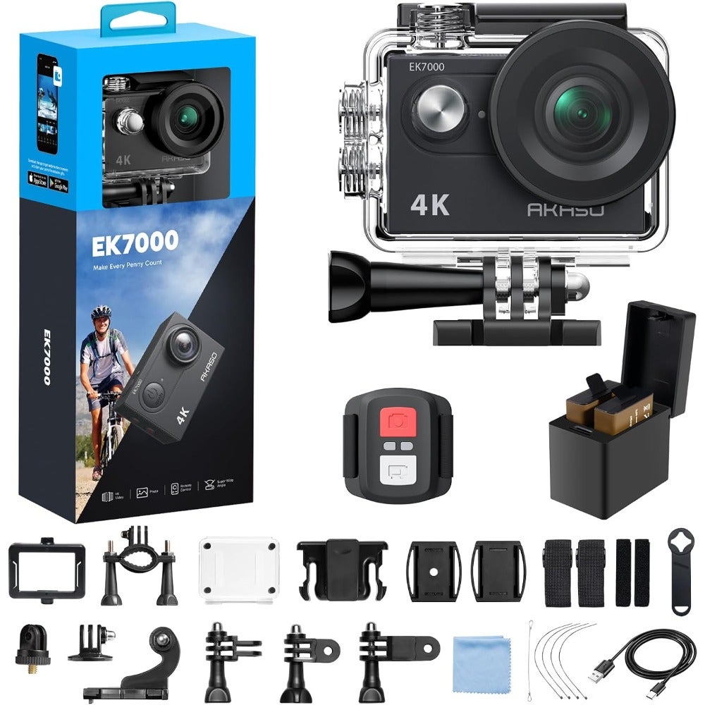 EK7000 4K30FPS 20MP WiFi Action Camera EIS Stabilization…