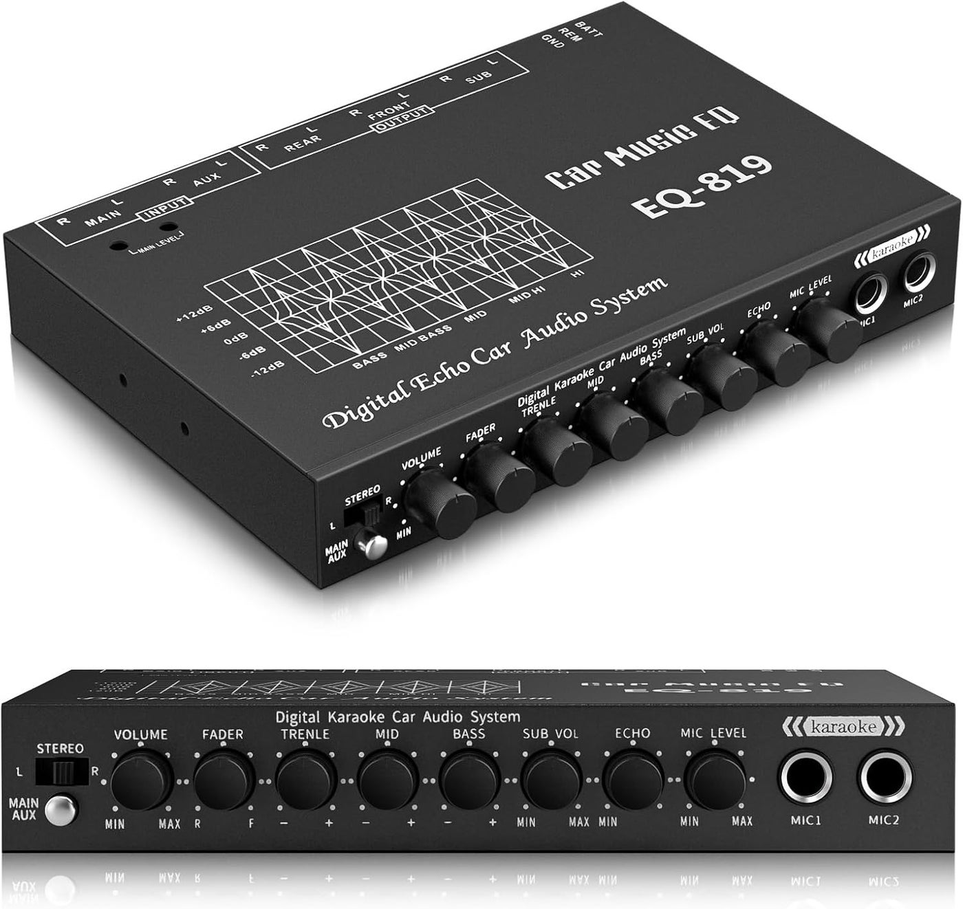Compare Suacopzar EQ819 Car Audio Equalizer with Karaoke Function and Mic Input at KSA Price