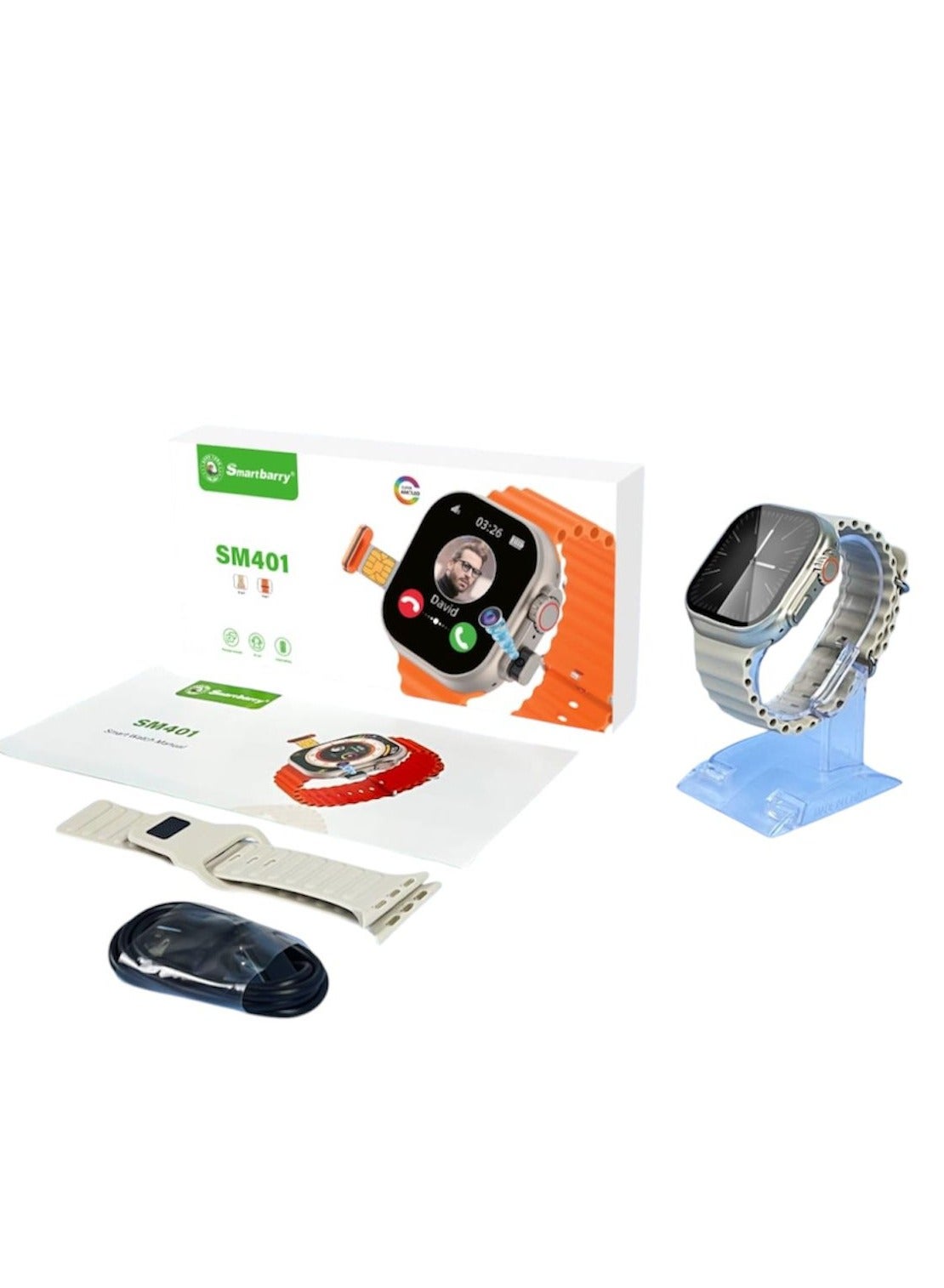 SM401 4G Smartwatch 2.2 Inch HD Screen, SIM…