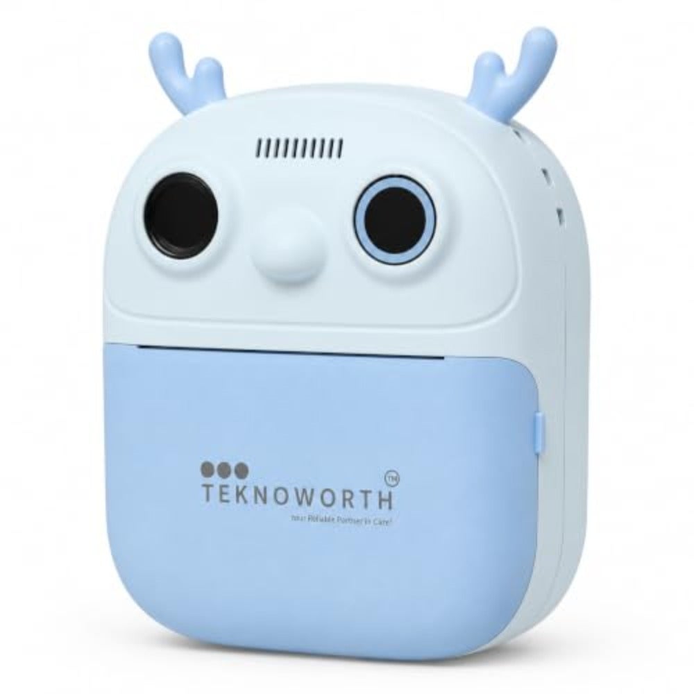 Compare Mini Photo Printer Camera, Instant Print Portable Photo Printer, Dual Camera, Video Recording, Fun Games, Music, Creative Toy for Boys Girls Gift at KSA Price