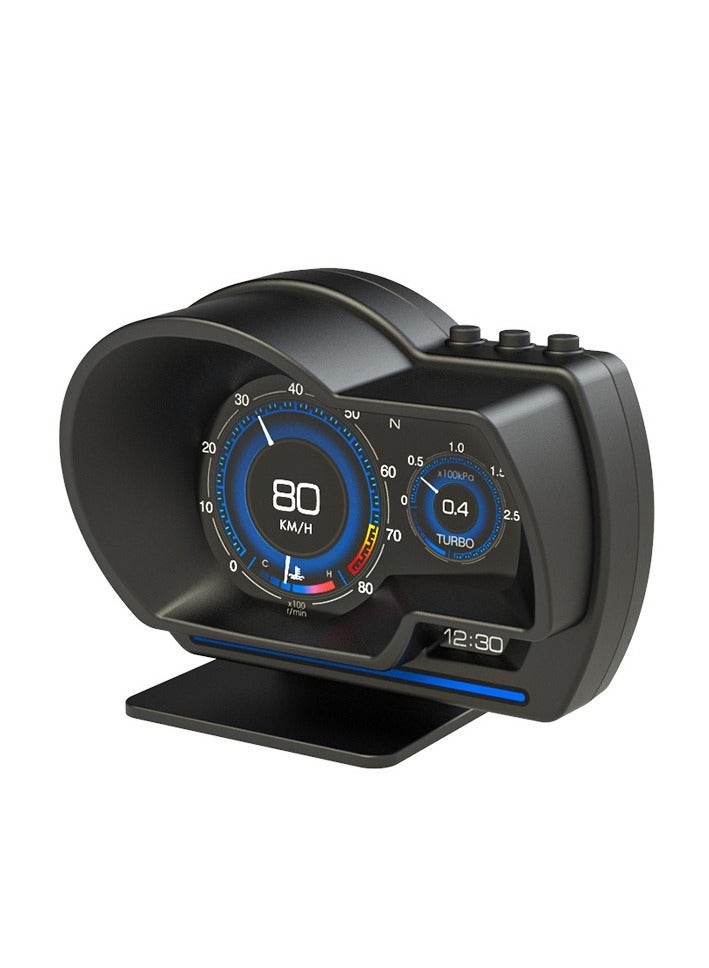 Compare A500 Car HUD Display, OBD+GPS Smart Gauge High Definition Speedometer Car Diagnostic Tool, OBD Fault Code Elimination Safe Driving Computer, Overspeed Fault Alarm, for All Vehicles at KSA Price