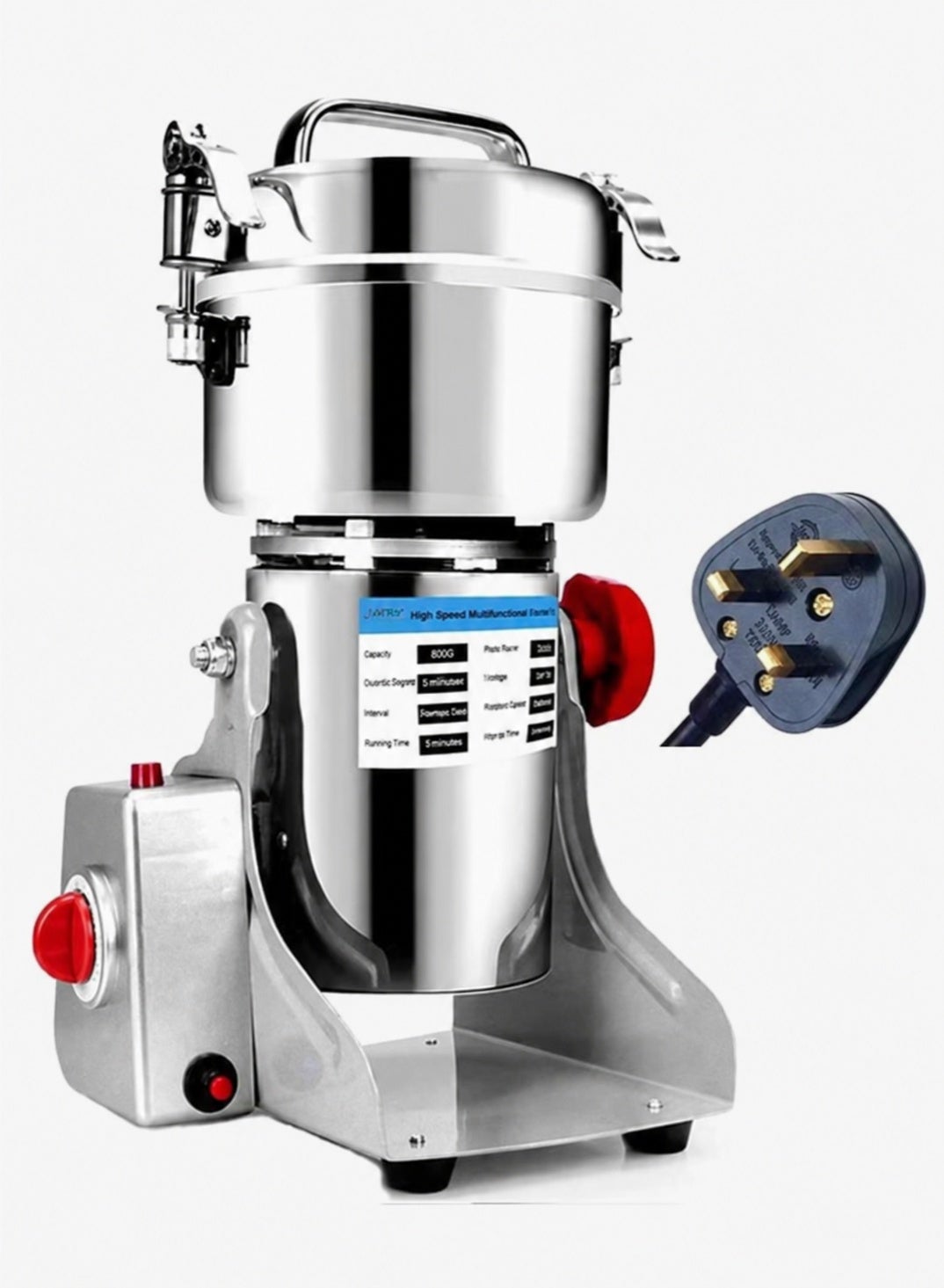 Electric Grinder, 304 Stainless Steel Powder Grinder,…