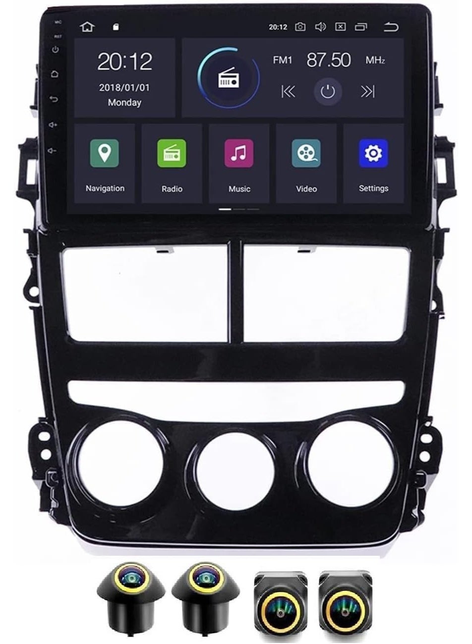 Compare Android Car Stereo for Toyota Yaris 20182020 4GB RAM 64GB ROM Support Carplay, MLink WiFi BT, Radio GPS, 9 Inch IPS.QLED, Screen with 360D Camera Included at KSA Price