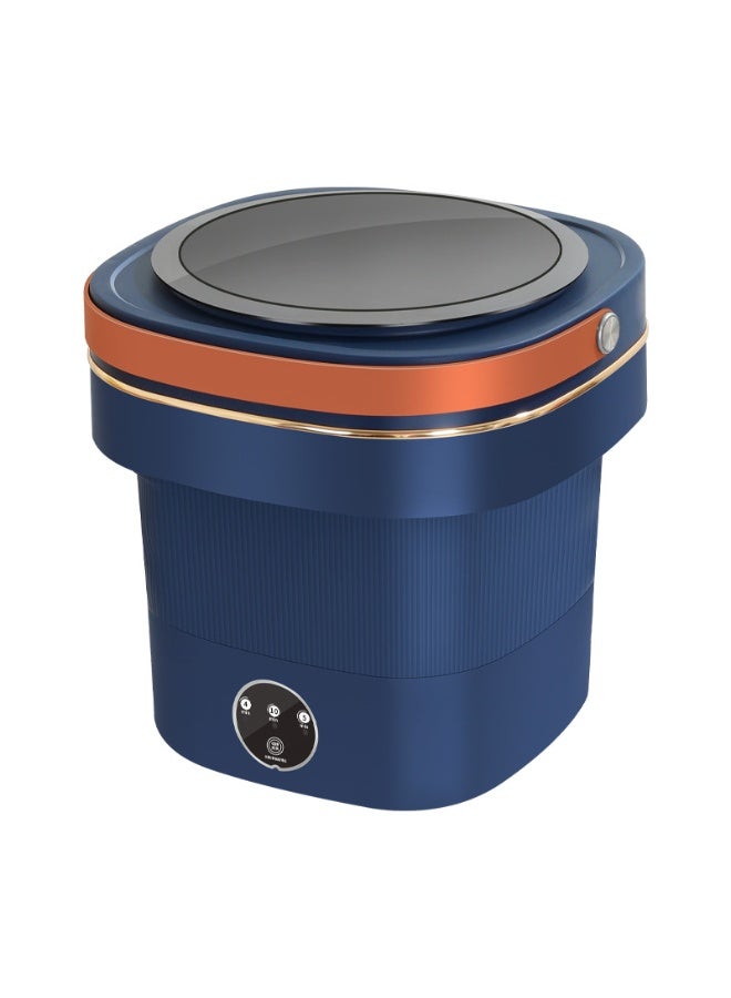 Compare Portable Foldable Mini Washing Machine 9L  Compact Size  Low Noise Wash  Easy to Use Drain Function Portable Washing Machine  Blue at KSA Price