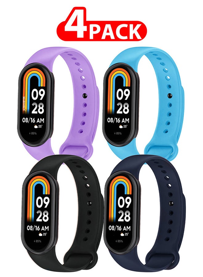 4 Pack For Xiaomi Smart Band 8 Watch Bands…