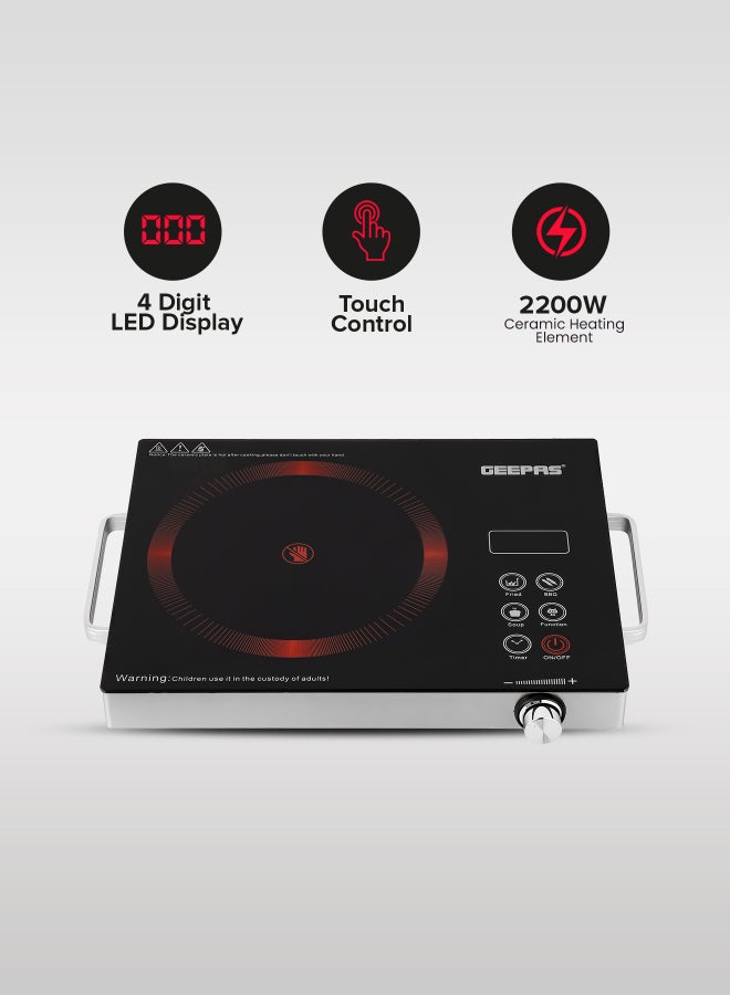 4 Digit LED Display Digital Infrared Cooker,High-Temperature…