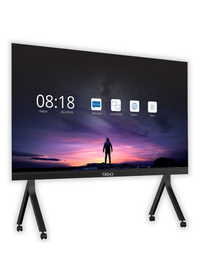 Compare TREND 136 P1.25 4K Ultra HD Smart Interactive AllInOne COB LED Display With Trolley Stand 8GB RAM, 128GB ROM, Android 13.0 at KSA Price