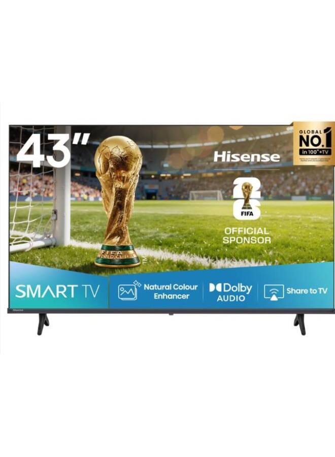 Compare 43 Inch Full HD Smart TV – VIDAA OS, Natural Color Enhancer, Game Mode, Dolby Audio, Screen Mirroring, Noise Reduction, HDMI ARC, WiFi, YouTube, Netflix  2025 43A4Q Black 43A4Q Black at KSA Price