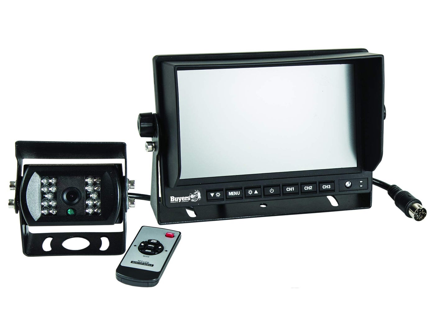Compare Buyers Products Rearview Backup 7 inch Camera Rear Vehicle Observation System with Night Vision Monitor Kit for Trucks RVs Trailers Vans and More with Remote Control 8883000 Black at KSA Price