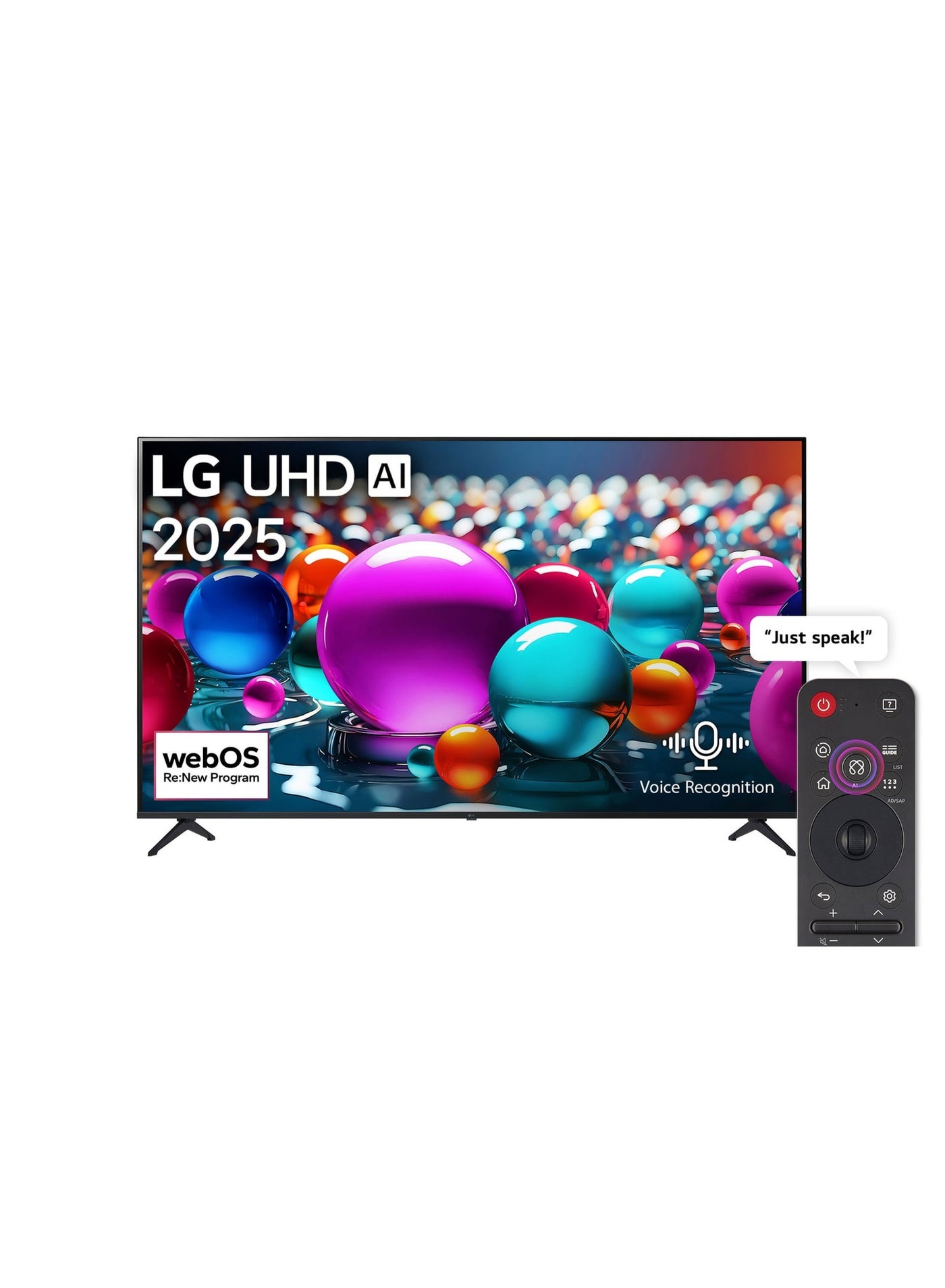 Compare 43 inch UHD AI UA85 4K Smart TV AI Magic Remote HDR10 webOS25 2025 43UA85006LA Black at KSA Price